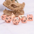 Bright Copper Mini Metal Dice Poly 7ct