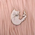 Scaredy Cat Enamel Pin
