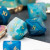 Agate Gemstone Dice Blue 7ct