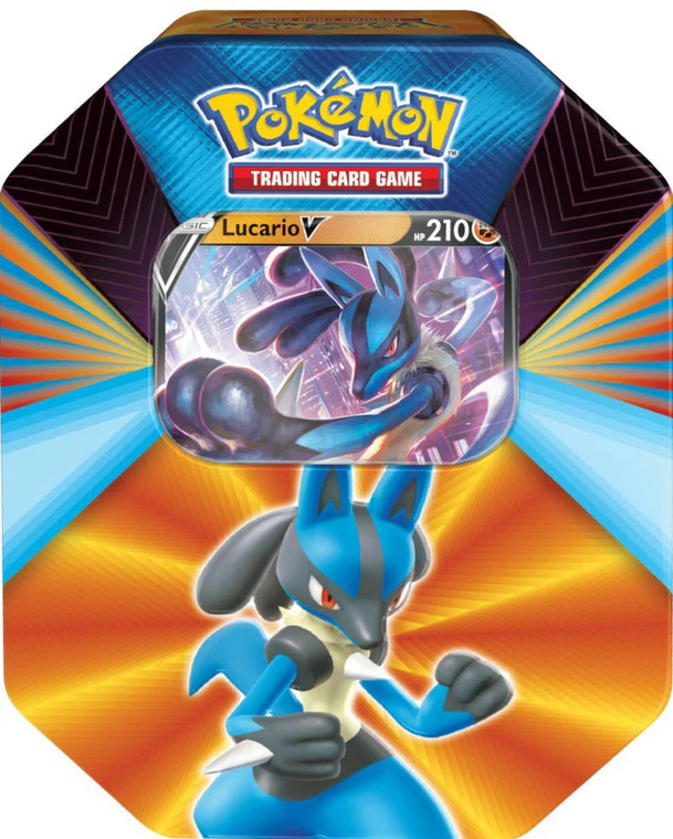 Pokemon V Forces Gift Tin Lucario