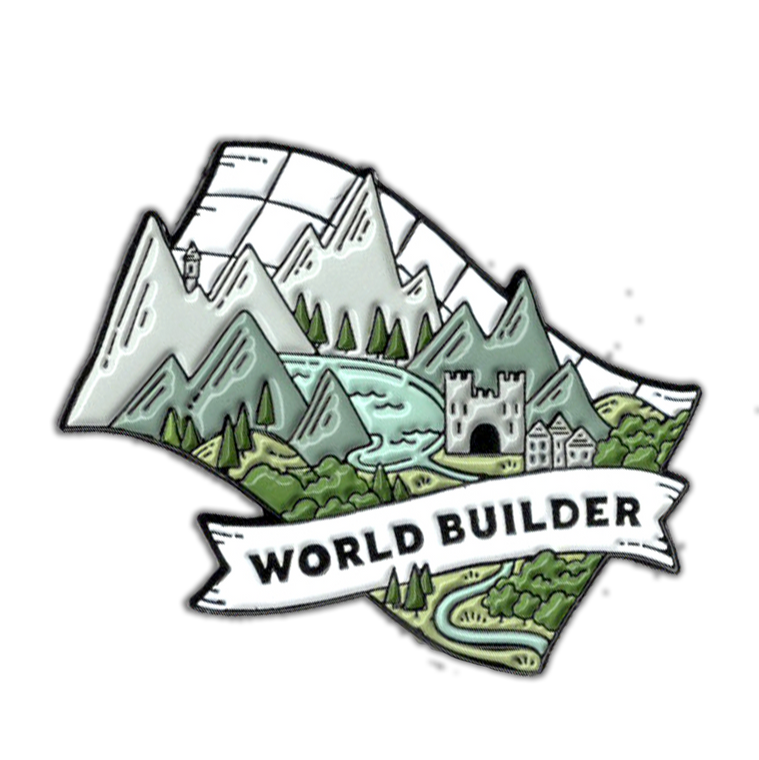 World Builder Enamel Pin