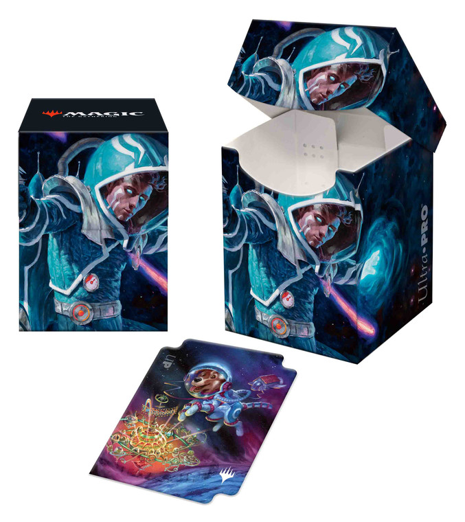 100+ Deck Box Unfinity Space Beleren