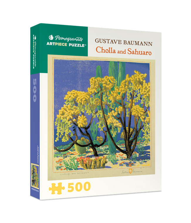 500 Pc Baumann, Gustave: Cholla and Sahuaro