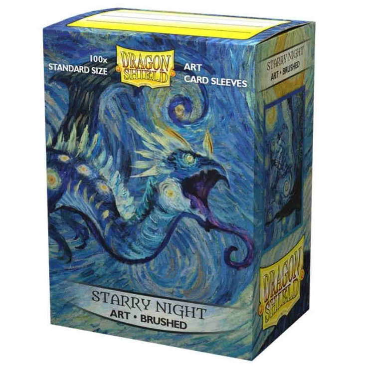 Dragon Shield Art Brushed Sleeves Starry Night