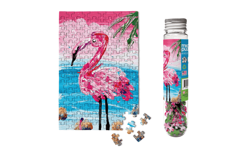 150 Pc Flamingo Mini Puzzle