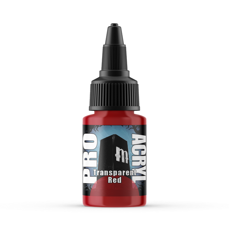 Pro Acryl Paint Transparent Red 047