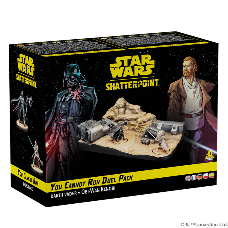 Star Wars Shatterpoint You Cannot Run Darth Vader vs Obi-Wan Kenobi Duel Pack