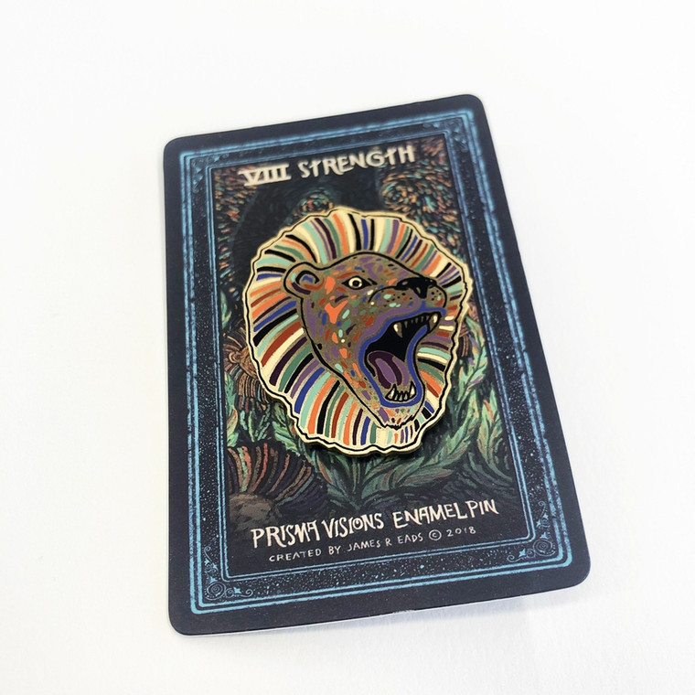 Strength Tarot Enamel Pin