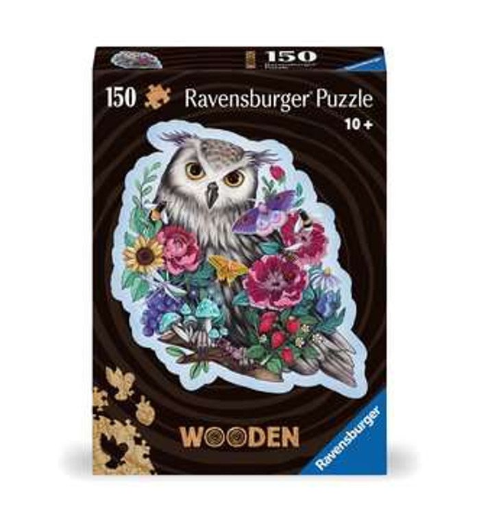 150pc Wooden Mysterious Owl Shape Puzzle