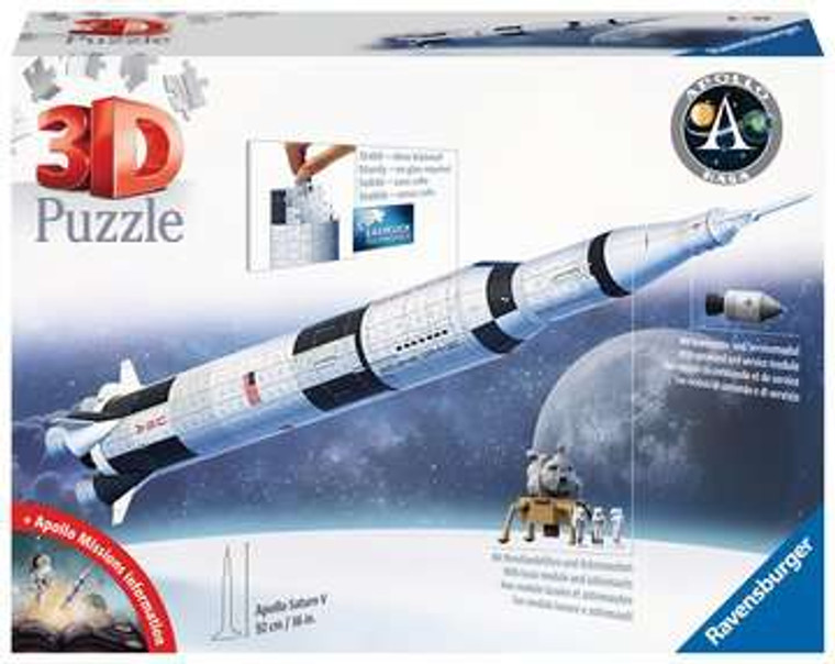 504pc Apollo Saturn V 3D Puzzle