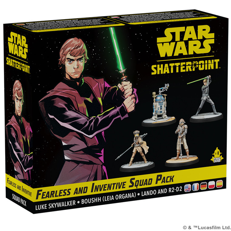 Star Wars Shatterpoint Fearless and Inventive Luke Skywalker Squad Pack