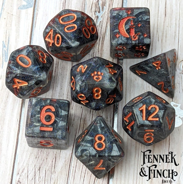 Poly Nimbus 8pc Dice Set