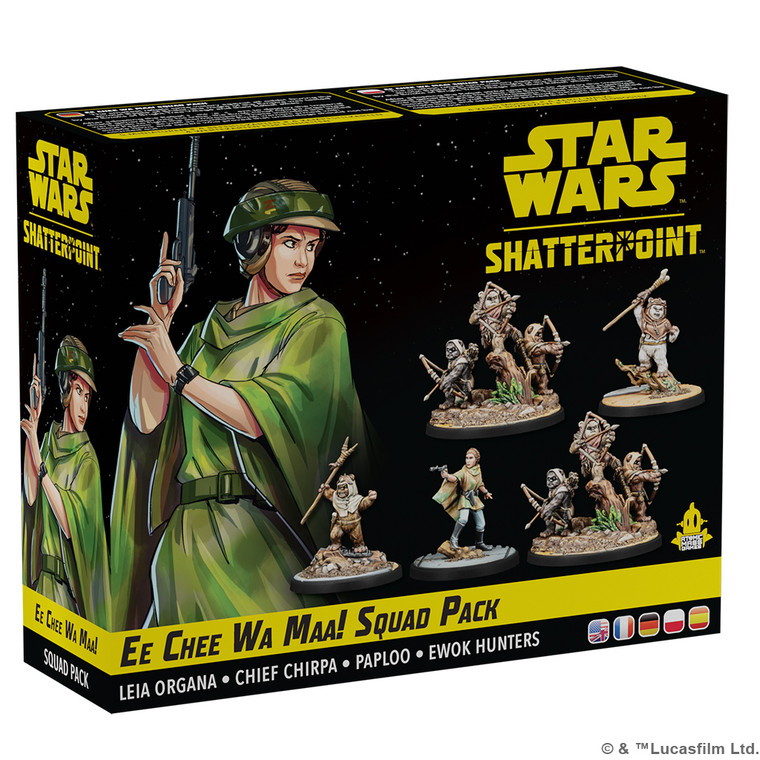 Star Wars Shatterpoint Ee Chee Wa Maa! Princess Leia Squad Pack