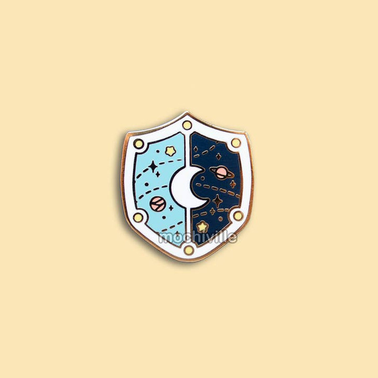 Cosmic Shield Enamel Pin