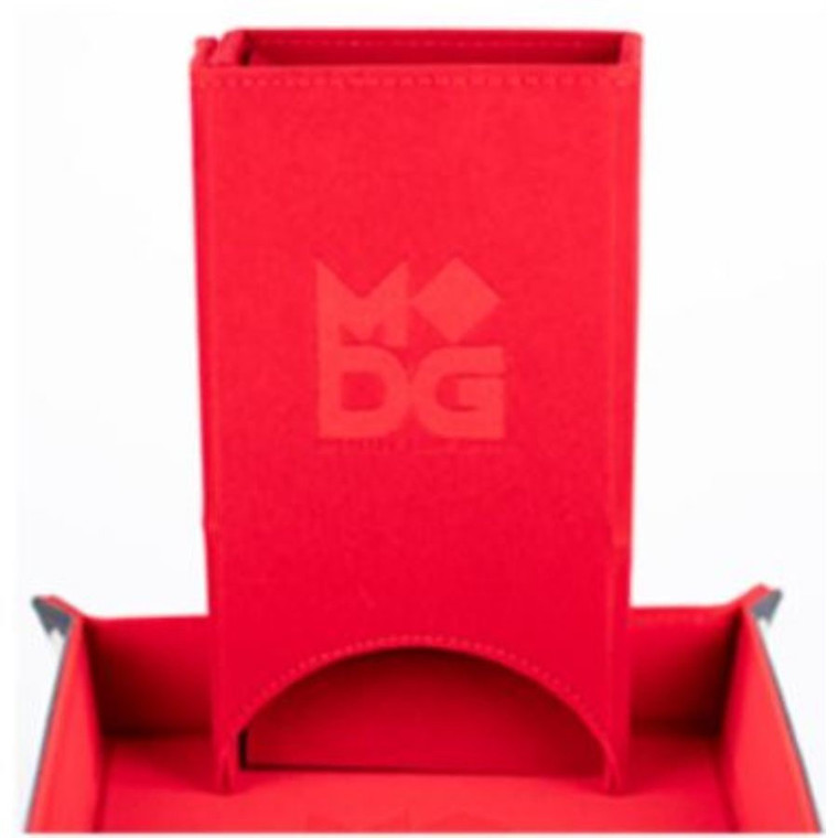 Fold Up Dice Tower Red