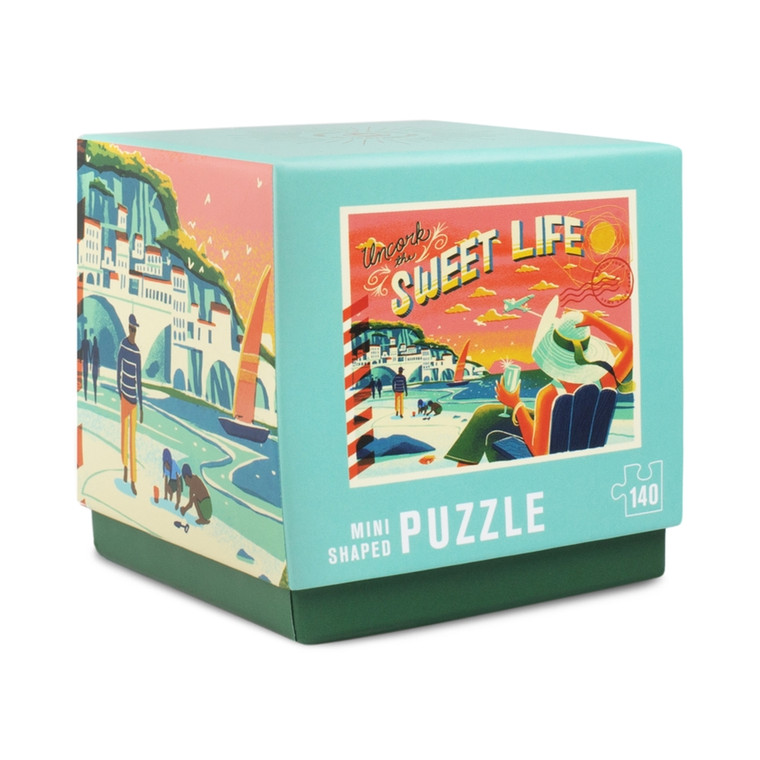 140 Pc Mini Jigsaw Uncork the Sweet Life