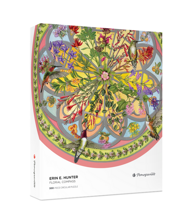 500 Pc Hunter, Erin E.: Floral Compass Circular
