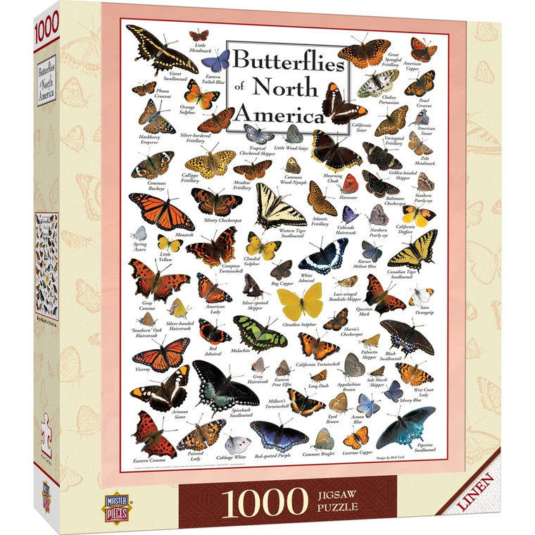 1000 Pc Butterflies of North America