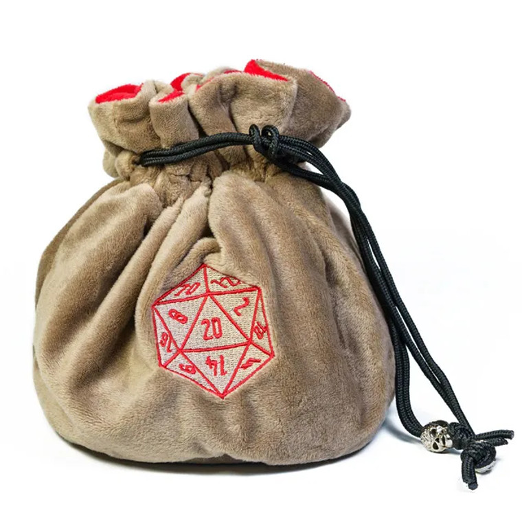 Khaki Multi-Pocket Dice Bag