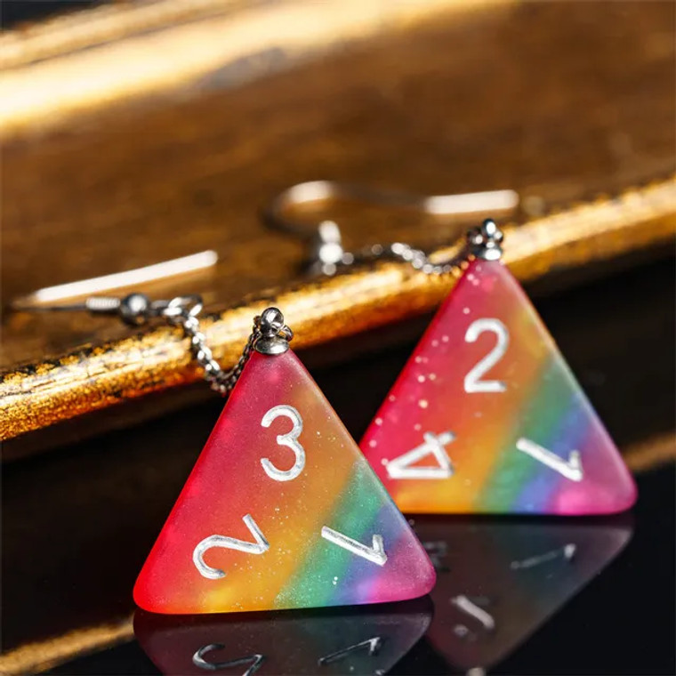 Earring - Rainbow Pride Flag D4
