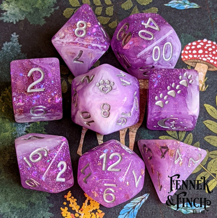 Poly Iris 8pc Dice Set