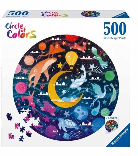 500 pc Dreams Round Puzzle