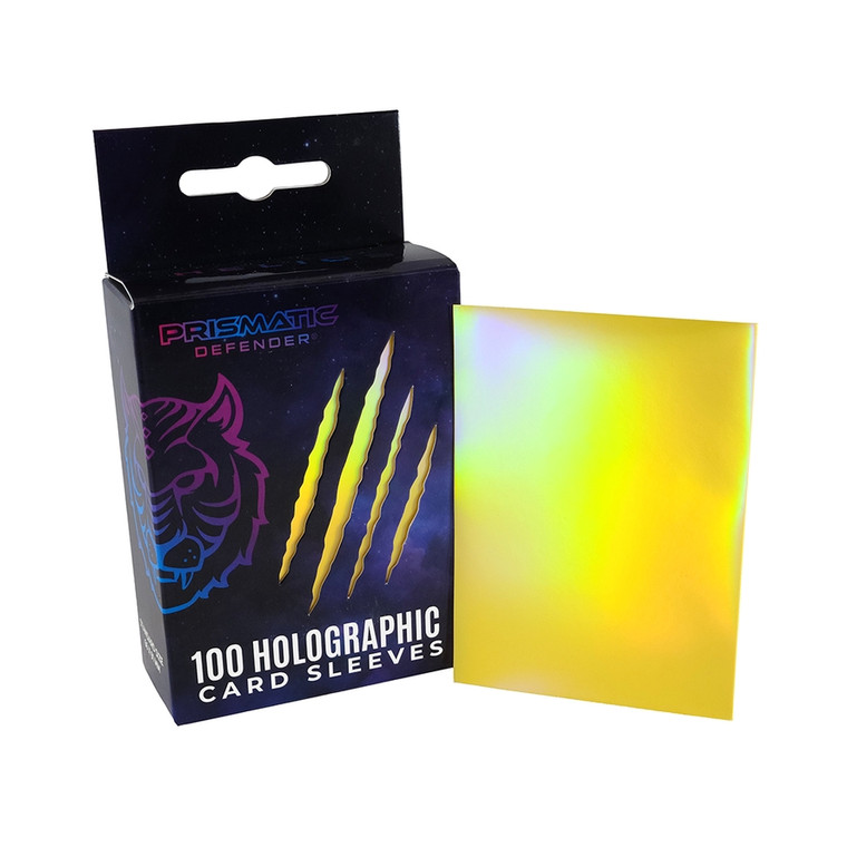 Holographic Card Sleeves 100ct Oracle Helios (yellow)