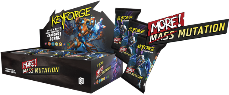 Keyforge More! Mass Mutation Display of 12