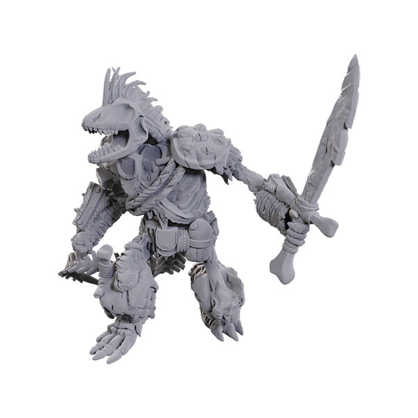 Unpainted NPC Lizardfolk Skeleton NM 90117