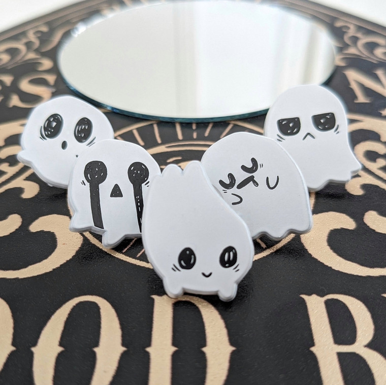 Boo Crew Happy Ghost Enamel Pin