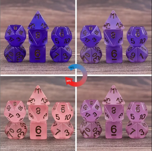 Relief Poly Dice Set