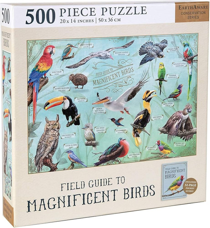 500pc Field Guide to Magnificent Birds