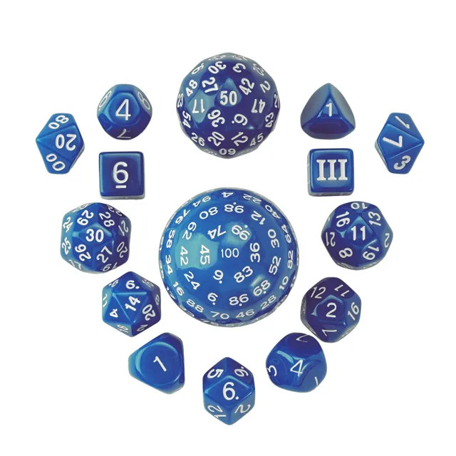Poly 15-Pc Blue D3-D100