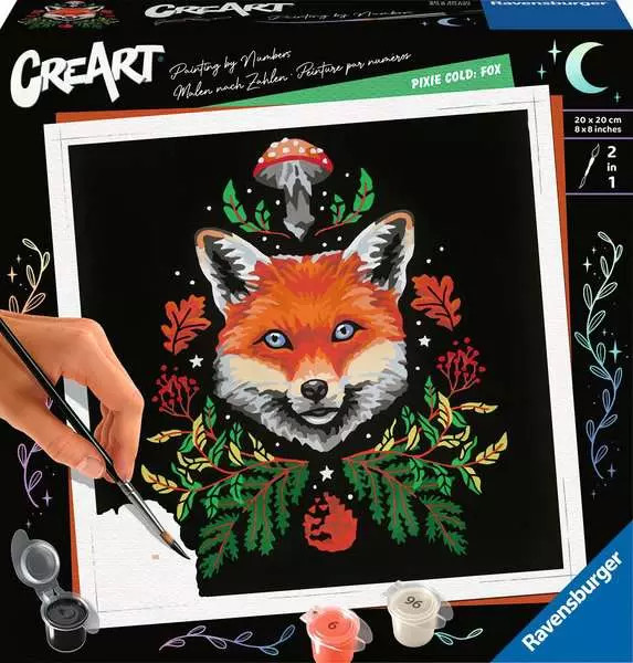 Creart Pixie Cold: Fox Paint By Numbers