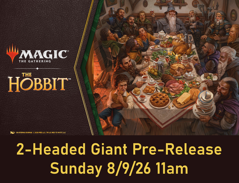 *Pre-Registration* The Hobbit 2-Headed Sunday 8/9/26 11am Pre-Release