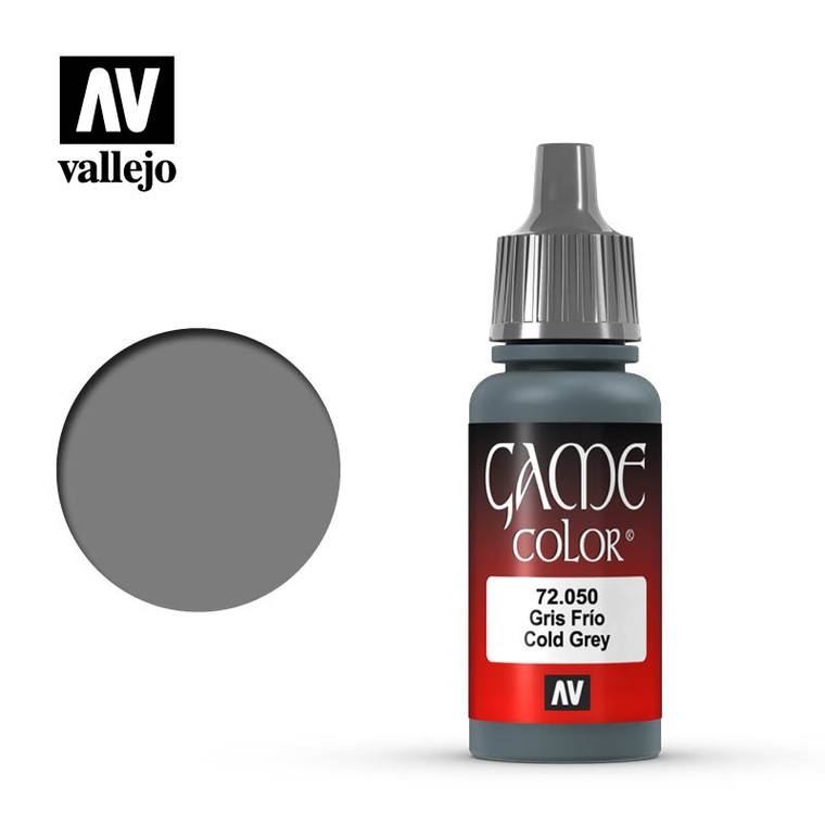 Vallejo Game Color Cold Grey Paint 72050