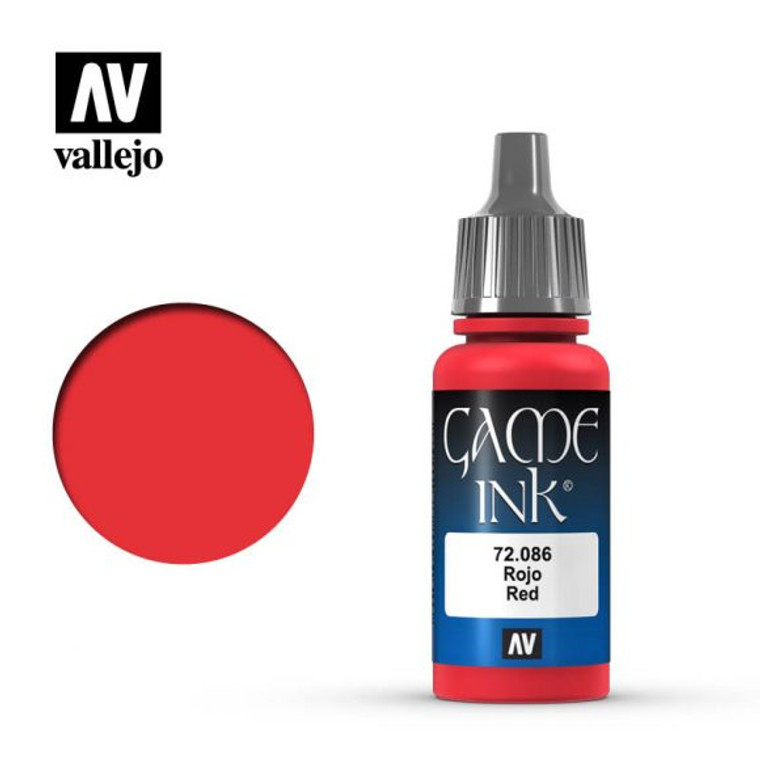 Vallejo Game Ink Red 72086
