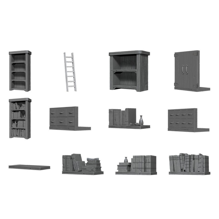 Unpainted Set Archivist Library DC 73363