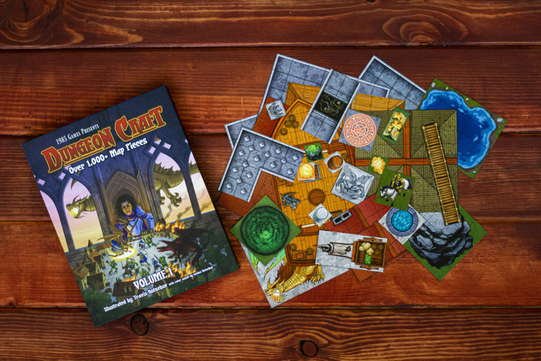 Dungeon Craft Map Pieces Volume 1