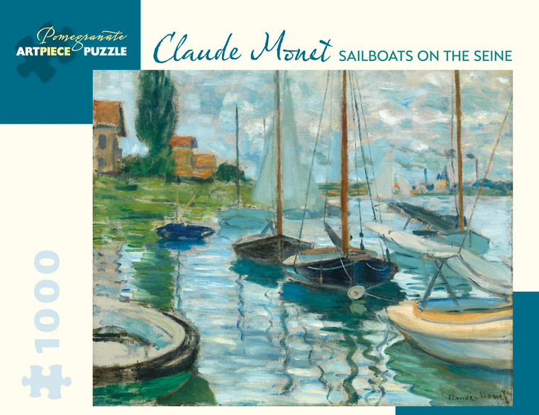 1000 Pc Monet, Claude: Sailboats on the Seine