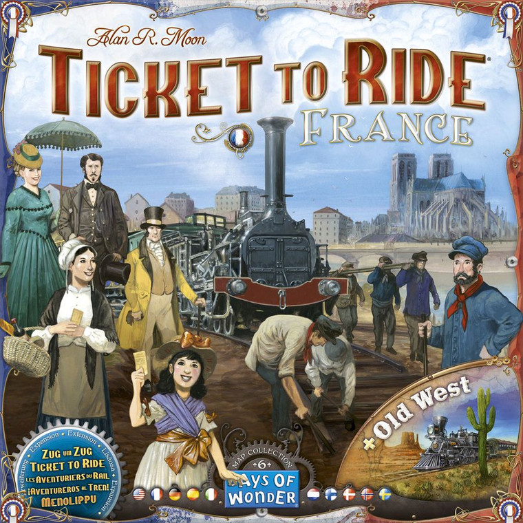 Ticket to Ride Map Collection 6 France and Old West