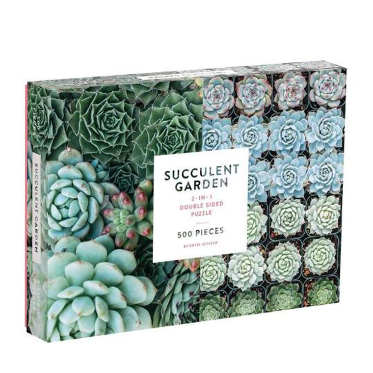 500 Pc Succulent Garden 2-Sided