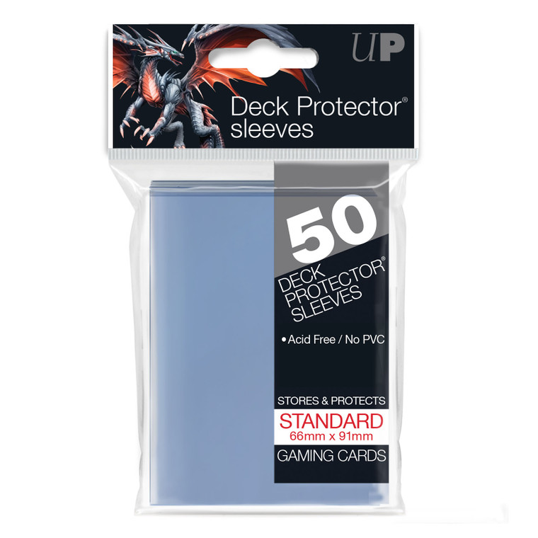 50ct Pro-Gloss Clear Standard Deck Protectors