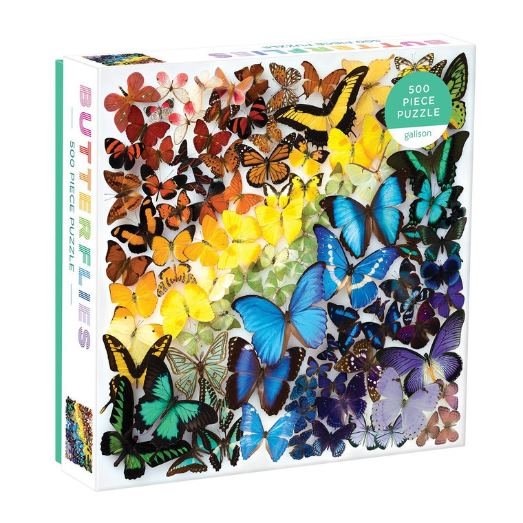 500 Pc Rainbow Butterflies