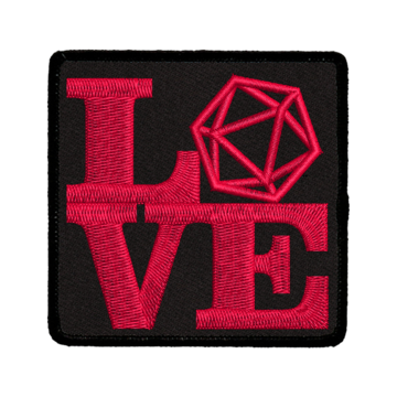 Iron-On Patch - Love D20