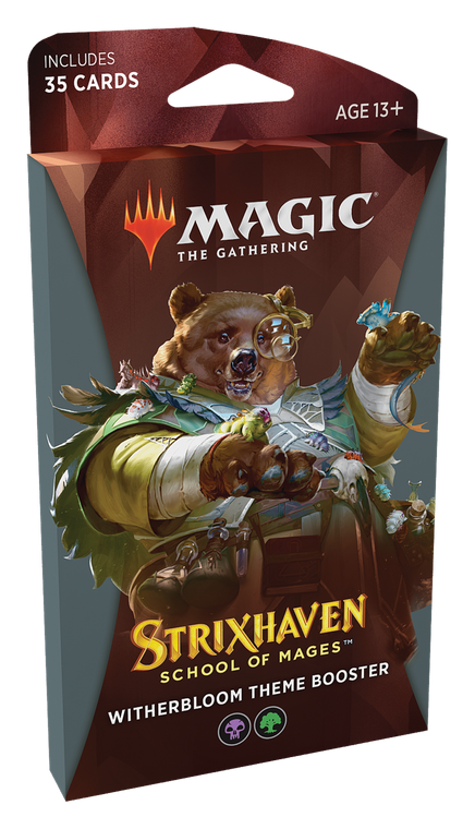 Strixhaven Theme Booster Pack Witherbloom (Black/Green)