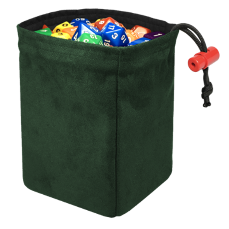 Dice Bag - Classic Green Suede