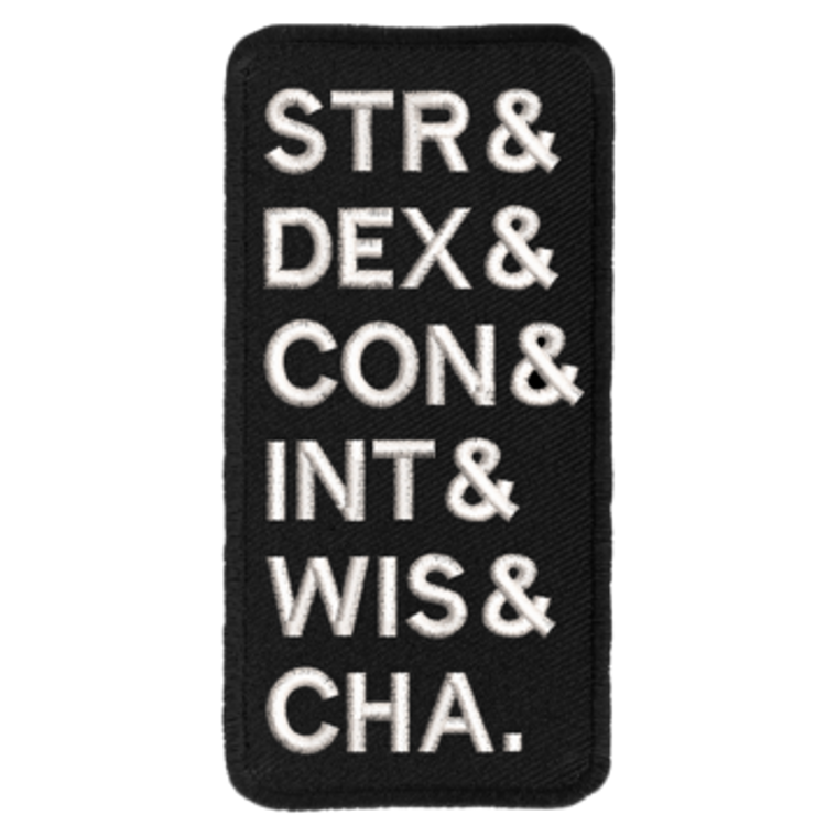 Iron-On Patch - Abilities Abbreviated