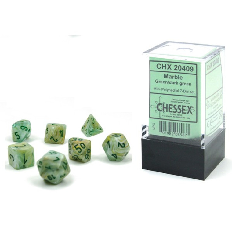 CHX Mini Polyhedral Marble Green/Dark Green 20409