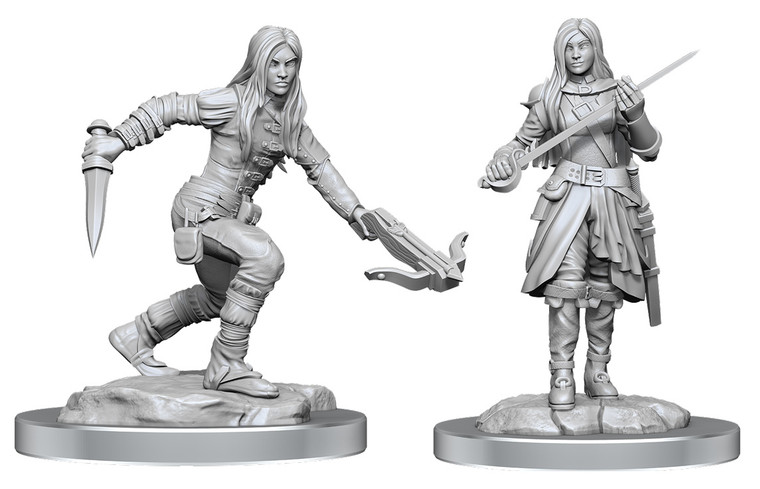 Unpainted PC Half-Elf Rogue Female NM 90485